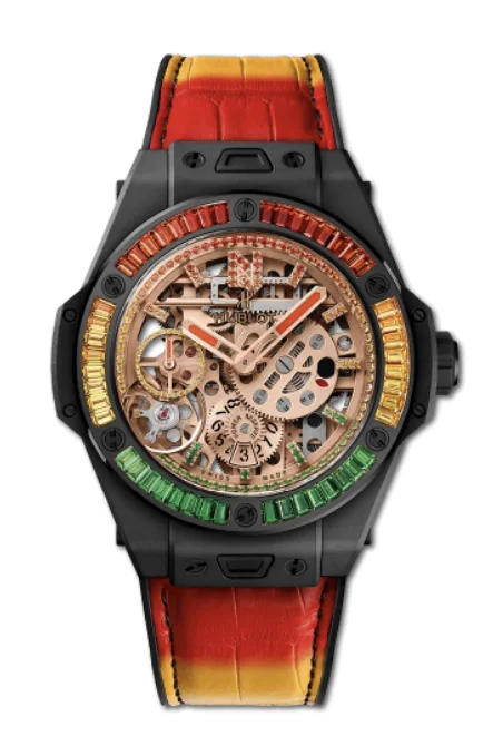 Hublot Big Bang Meca-10 NICKY JAM CERAMIC X SETTING LE 50 pcs